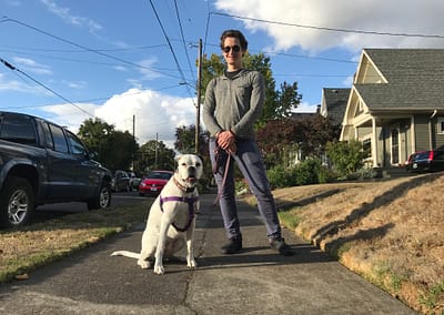 Nob Hill mutt strut with Malarkey