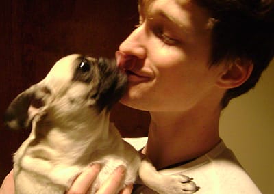 Smooches from Indigo Apartments' pug Bobo