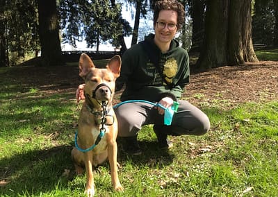 Mikey and Finn at Washington Park