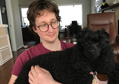NW Portland's other resident poodle Penny